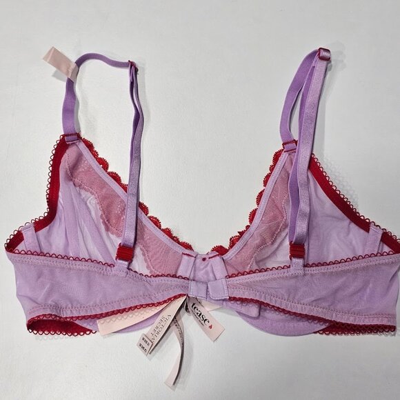 Victoria’s Secret Tease Lace-Trim Unlined Demi Bra - Picture 6 of 8